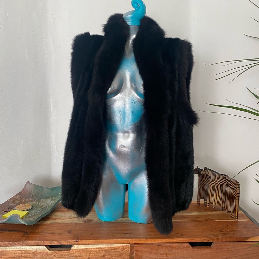 Super elegant Mink/Leather best in perfect condition